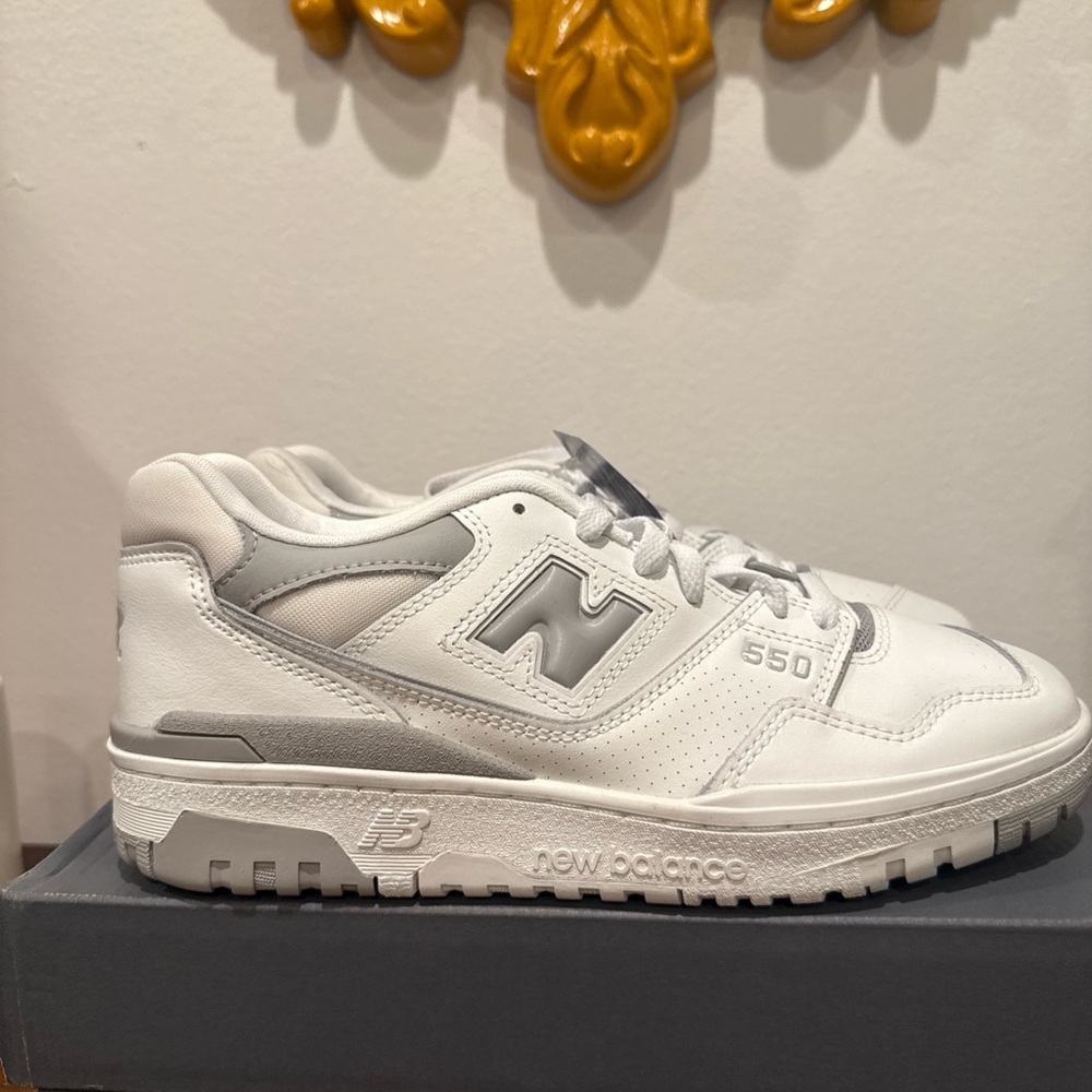 ❌SOLD❌ — Size 10 - New Balance 550 White Grey — Women’s Brand New with Box